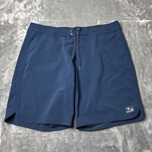 Honolua Shorts Men Size 36 Swimwear Trunks Waist String Blue Board Shorts Summer